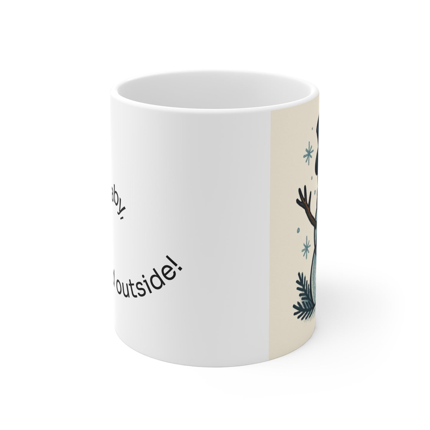 Cozy Winter Mug - Perfect Gift for Hot Drinks, Holiday Decor, Seasonal Celebrations, Home and Office Use, Cute Coffee Cup