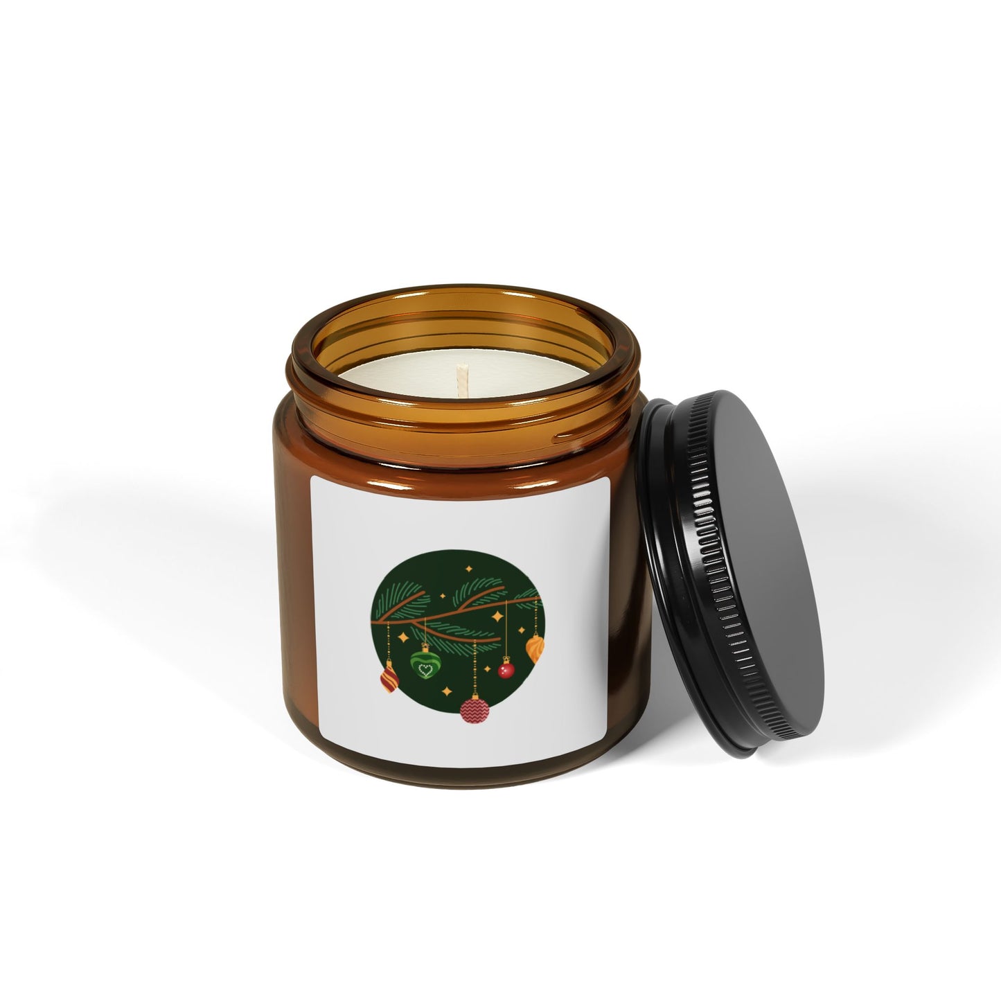 Festive Scented Soy Candle - Cozy Holiday Glow, Christmas Decor, Relaxing Gift, Aromatherapy, Eco-friendly Home