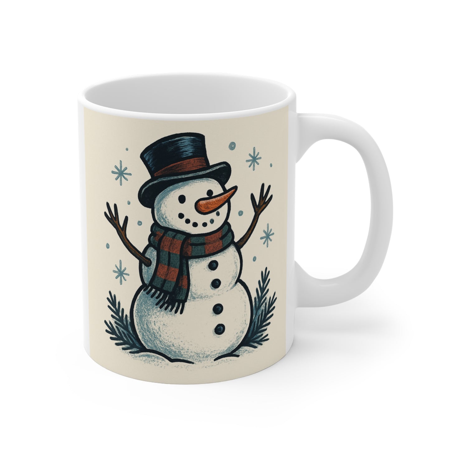 Cozy Winter Mug - Perfect Gift for Hot Drinks, Holiday Decor, Seasonal Celebrations, Home and Office Use, Cute Coffee Cup