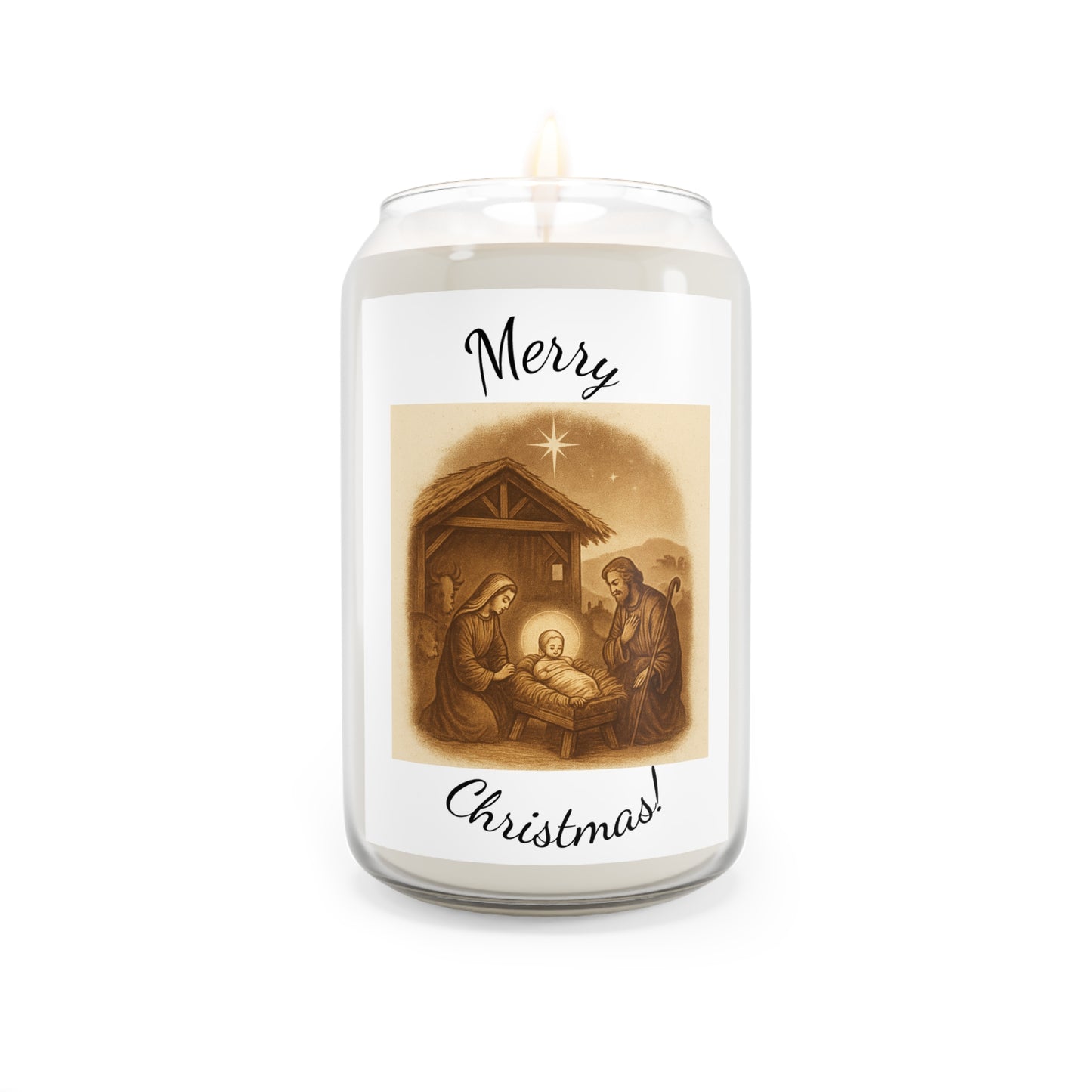 Christmas Scented Soy Candle - Perfect Holiday Gift, Festive Aromatherapy, Home Décor, Birthday Presents, Eco-Friendly Candle