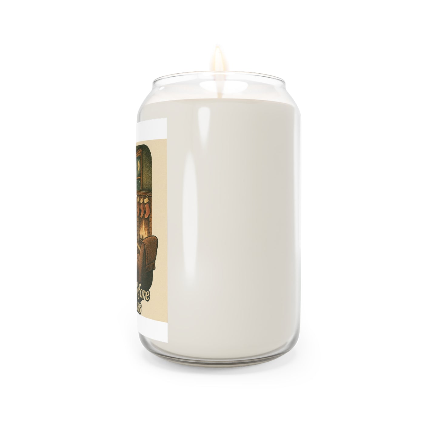 Christmas-Themed Soy Candle, Holiday Decor, Scented Candle Gift, Cozy Nights Candle, Festive Aromatherapy, Home Fragrance
