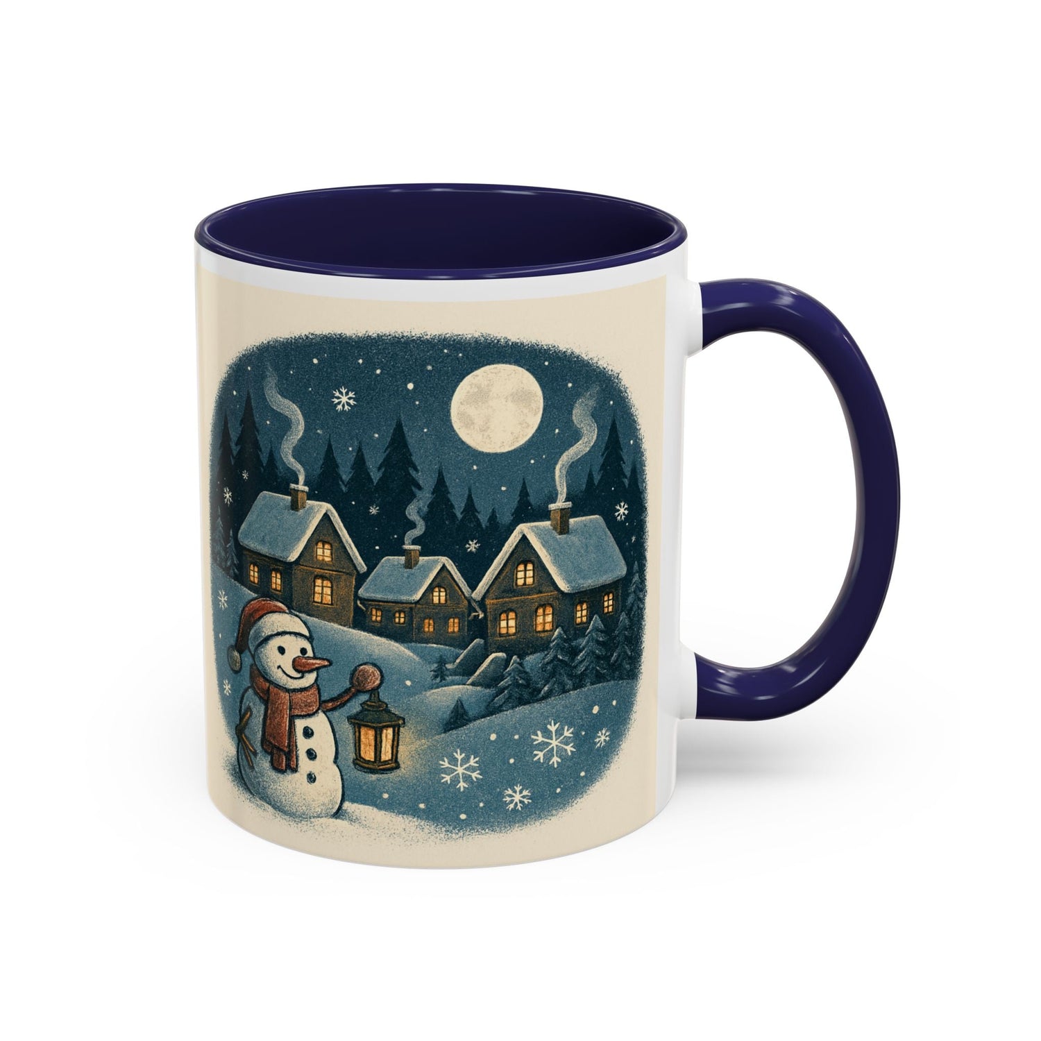 Winter Night Snowman -  Shine Through the Night