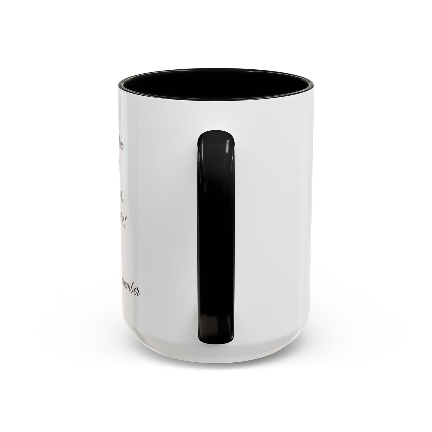 Romantic Coffee Mug — "Our love is like the wind......."