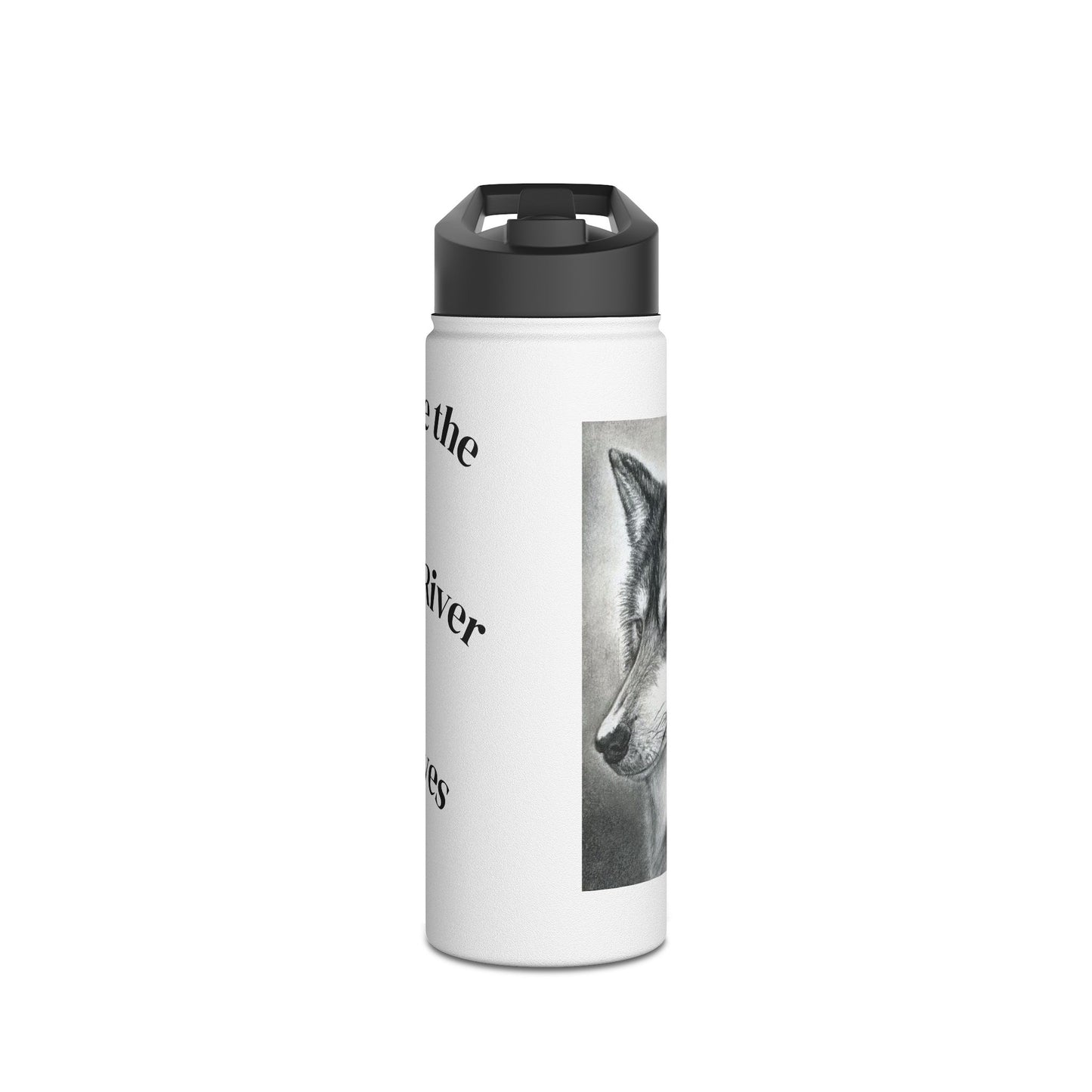 Wolf & Eagle Stainless Steel Water Bottle | Nature Lover Gift, Outdoors Hydration, Adventure Accessory, Eco-Friendly Water Bottle, [...]