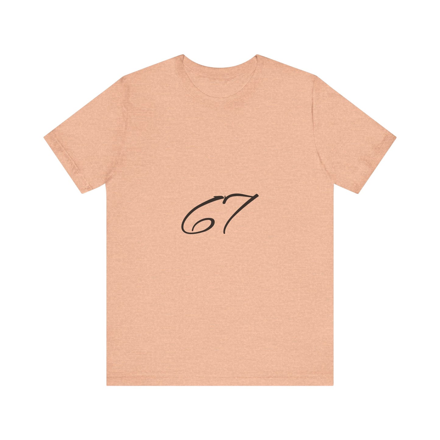 Casual Graphic Tee with Elegant ‘67’ Design, Unisex T-Shirt, Comfortable Everyday Wear, Perfect Gift for Birthdays or Anniversaries, [...]