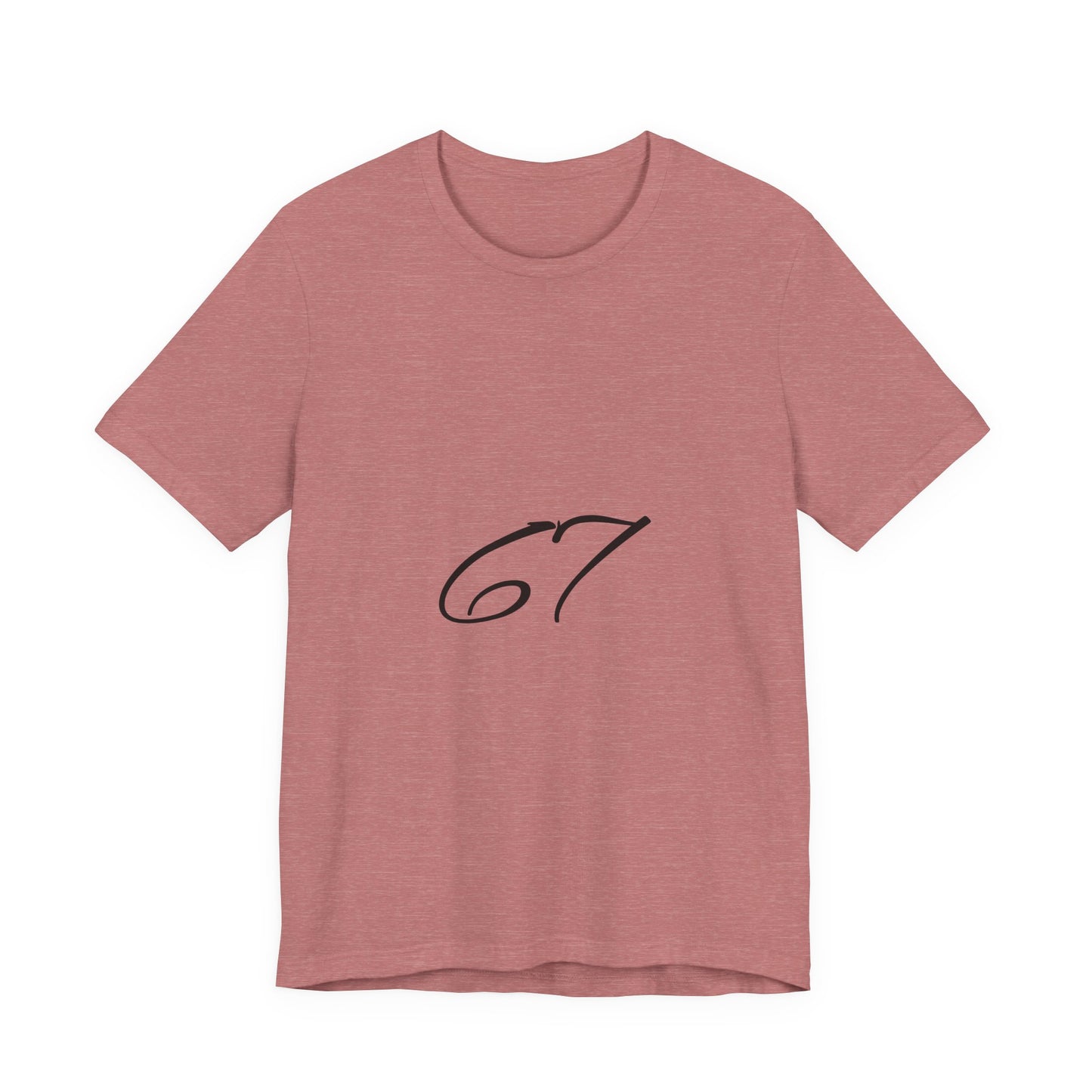 Casual Graphic Tee with Elegant ‘67’ Design, Unisex T-Shirt, Comfortable Everyday Wear, Perfect Gift for Birthdays or Anniversaries, [...]