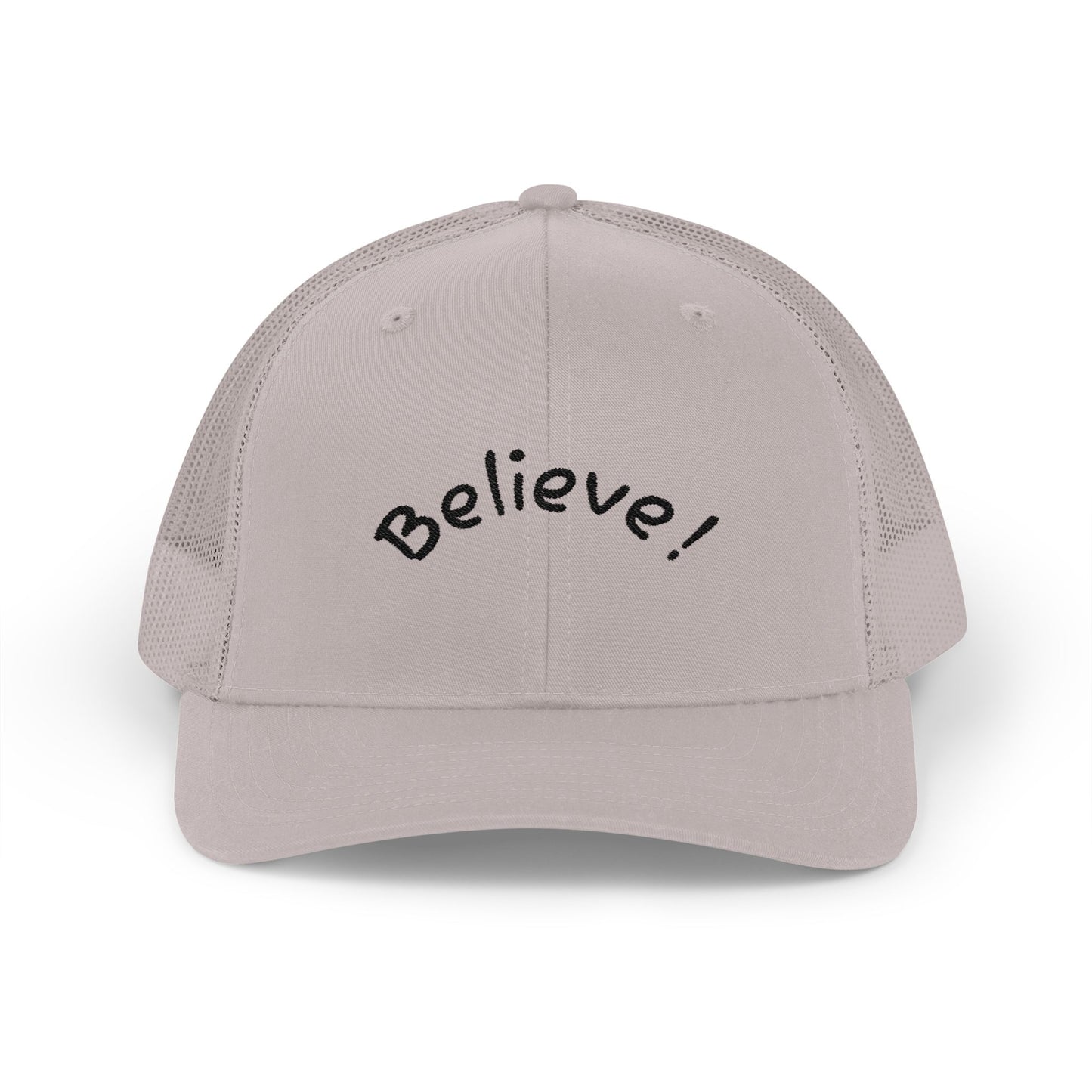 Inspirational Snapback Trucker Cap - Believe! Hat for Motivation, Gift for Friends, Perfect for Casual Outings, Summer Wear, Outdoor [...]
