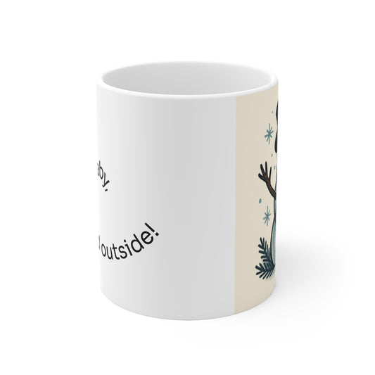 Cozy Winter Mug - Perfect Gift for Hot Drinks, Holiday Decor, Seasonal Celebrations, Home and Office Use, Cute Coffee Cup