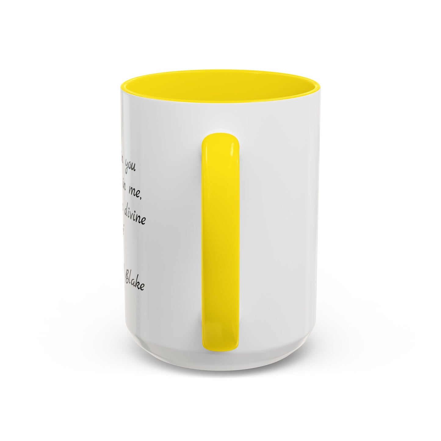 Romantic Coffee Mug — "I am in you and you in me, mutual in divine love"