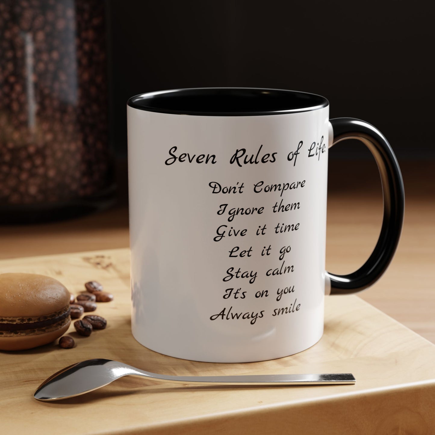 Seven Rules of Life Coffee Mug