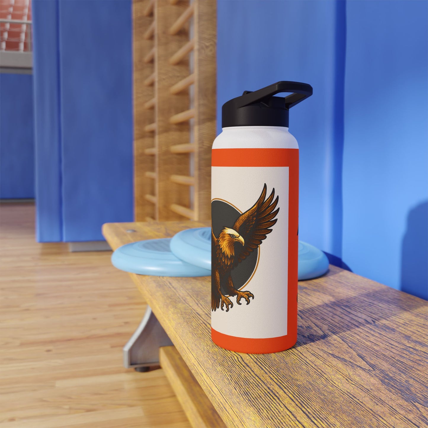 Eagle Design Stainless Steel Water Bottle with Standard Lid, Eco-Friendly Travel Mug, Great for Hiking, Fitness, Gifts for Nature [...]