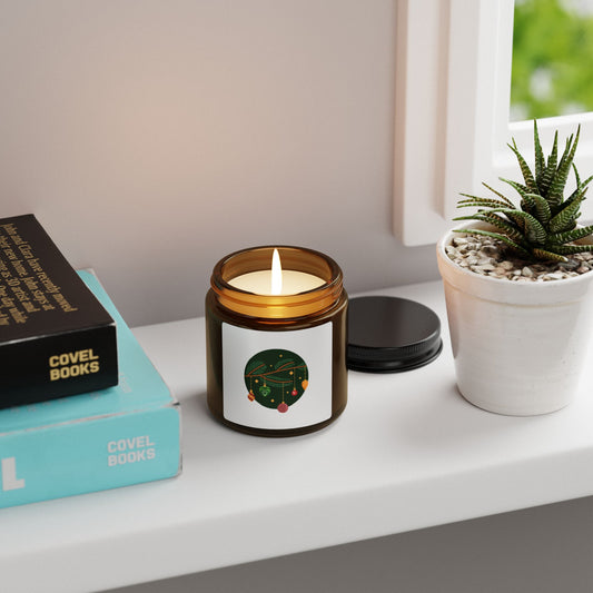 Festive Scented Soy Candle - Cozy Holiday Glow, Christmas Decor, Relaxing Gift, Aromatherapy, Eco-friendly Home