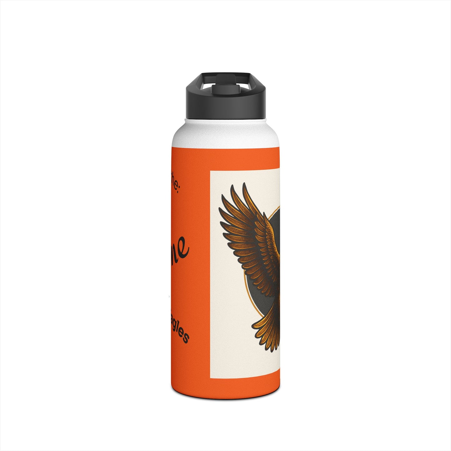 Eagle Design Stainless Steel Water Bottle with Standard Lid, Eco-Friendly Travel Mug, Great for Hiking, Fitness, Gifts for Nature [...]