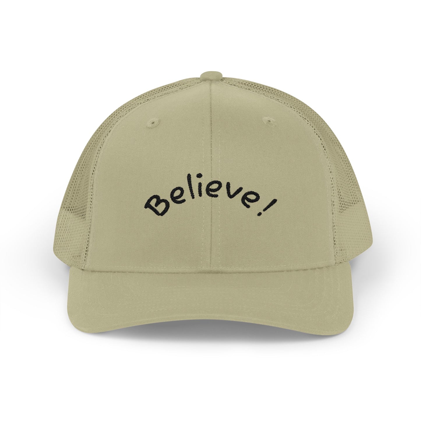 Inspirational Snapback Trucker Cap - Believe! Hat for Motivation, Gift for Friends, Perfect for Casual Outings, Summer Wear, Outdoor [...]