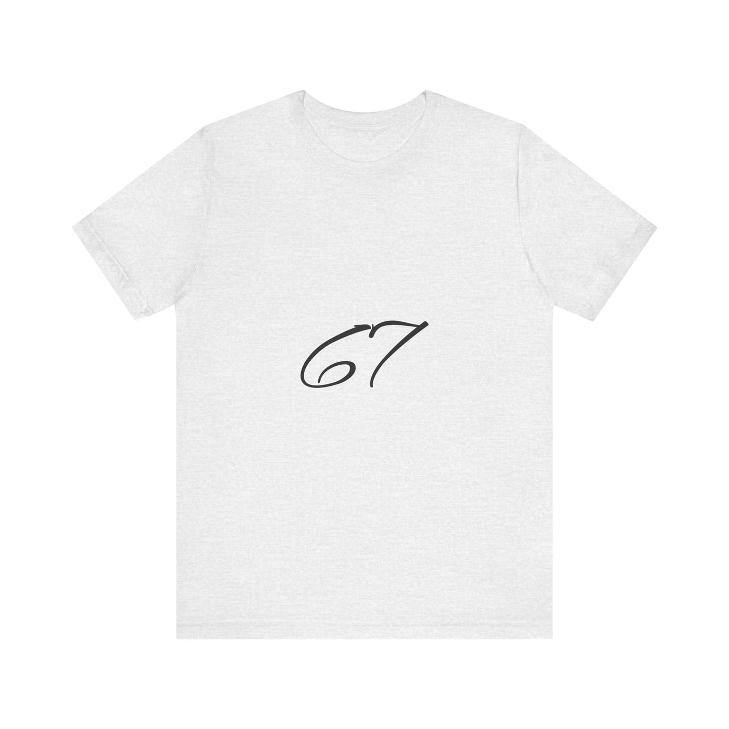 Casual Graphic Tee with Elegant ‘67’ Design, Unisex T-Shirt, Comfortable Everyday Wear, Perfect Gift for Birthdays or Anniversaries, [...]