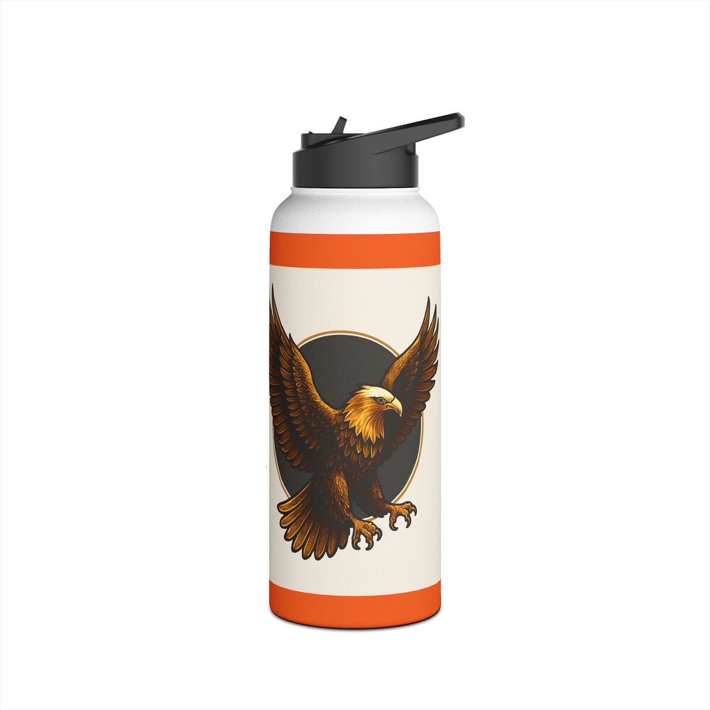 Eagle Design Stainless Steel Water Bottle with Standard Lid, Eco-Friendly Travel Mug, Great for Hiking, Fitness, Gifts for Nature [...]