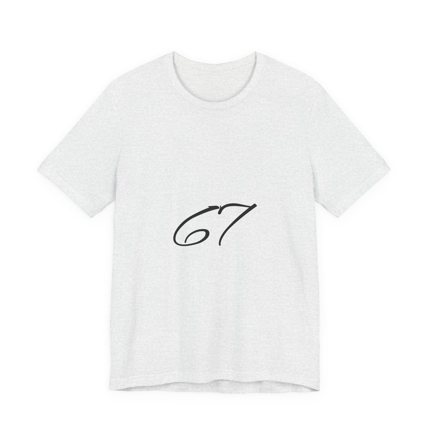 Casual Graphic Tee with Elegant ‘67’ Design, Unisex T-Shirt, Comfortable Everyday Wear, Perfect Gift for Birthdays or Anniversaries, [...]