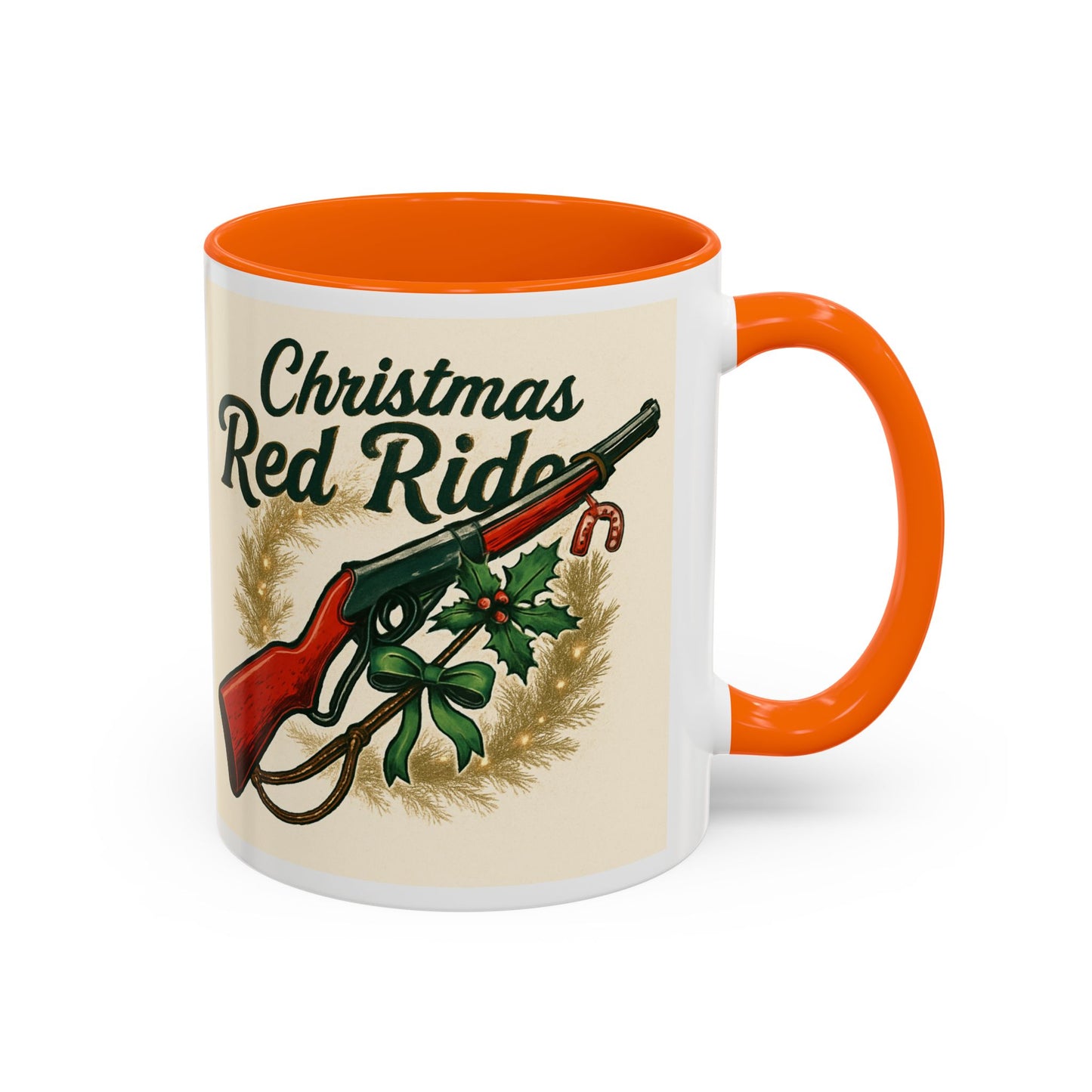 Christmas Red Rider Coffee Mug - Hilarious Gift for Gun Enthusiasts, Coffee Lovers, Holiday Mugs, Funny Gag Gifts, Festive Drinkware
