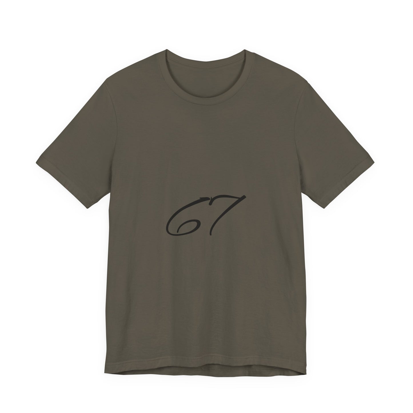 Casual Graphic Tee with Elegant ‘67’ Design, Unisex T-Shirt, Comfortable Everyday Wear, Perfect Gift for Birthdays or Anniversaries, [...]
