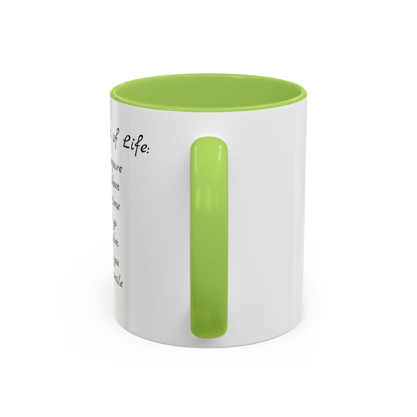 Seven Rules of Life Coffee Mug