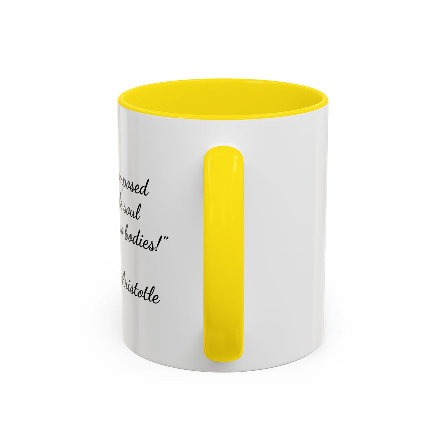 Romantic Coffee Mug — with Aristotle Quote