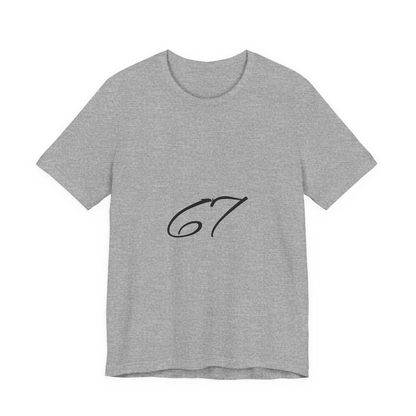 Casual Graphic Tee with Elegant ‘67’ Design, Unisex T-Shirt, Comfortable Everyday Wear, Perfect Gift for Birthdays or Anniversaries, [...]