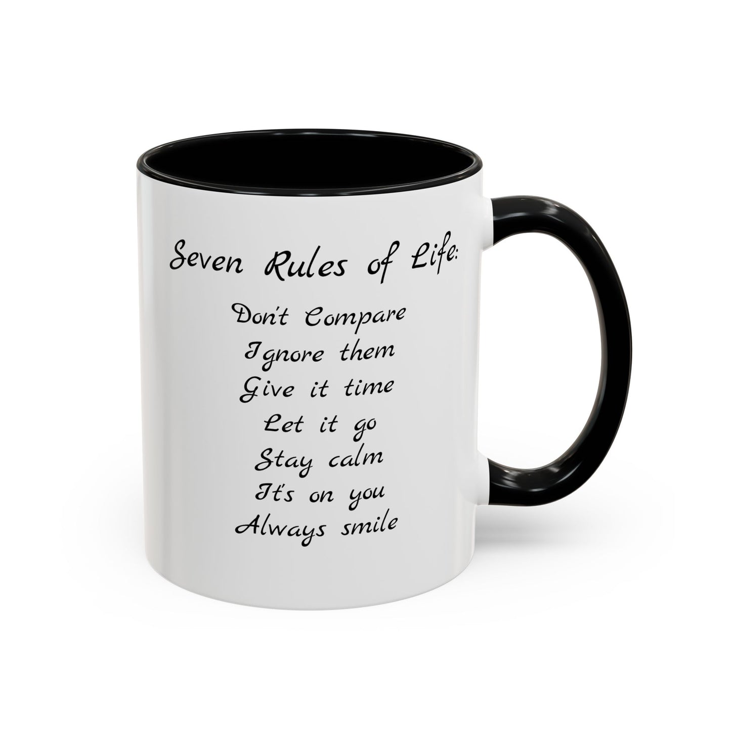 Seven Rules of Life Coffee Mug