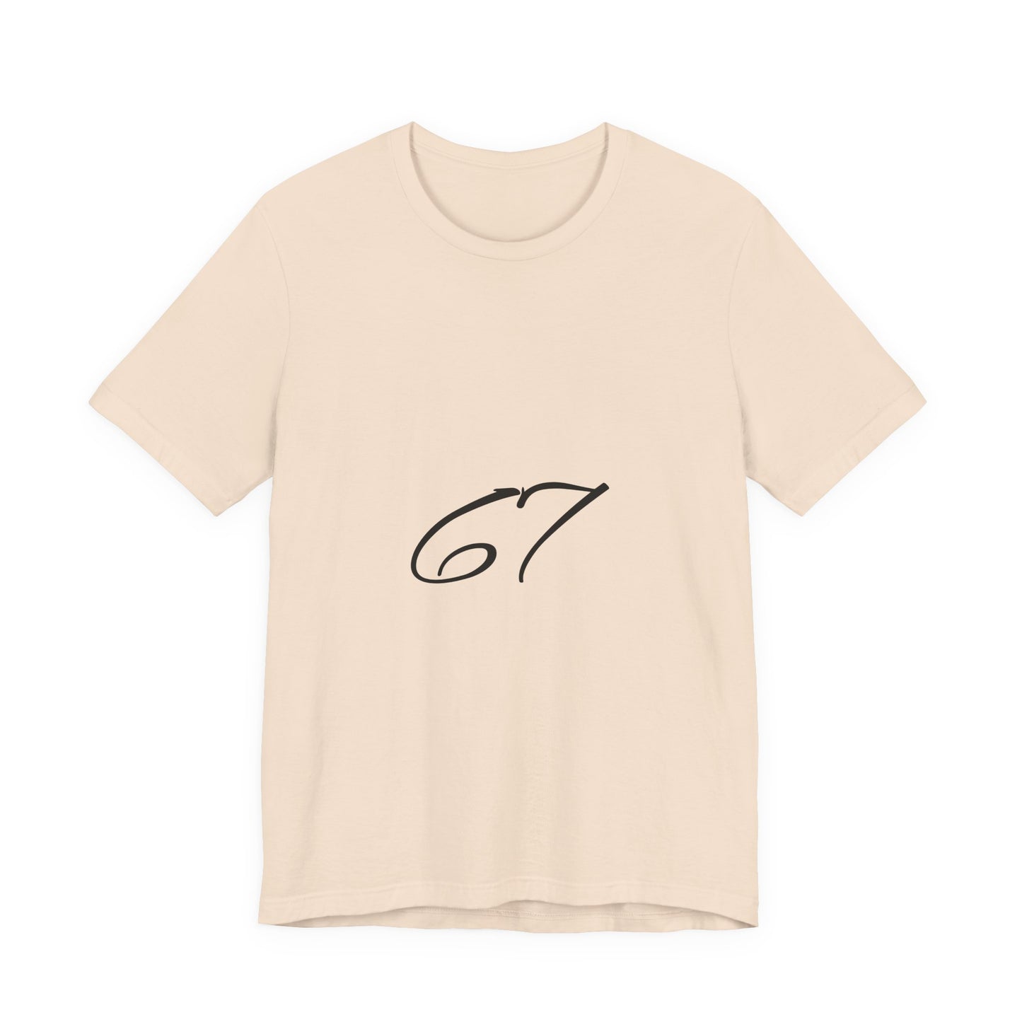Casual Graphic Tee with Elegant ‘67’ Design, Unisex T-Shirt, Comfortable Everyday Wear, Perfect Gift for Birthdays or Anniversaries, [...]