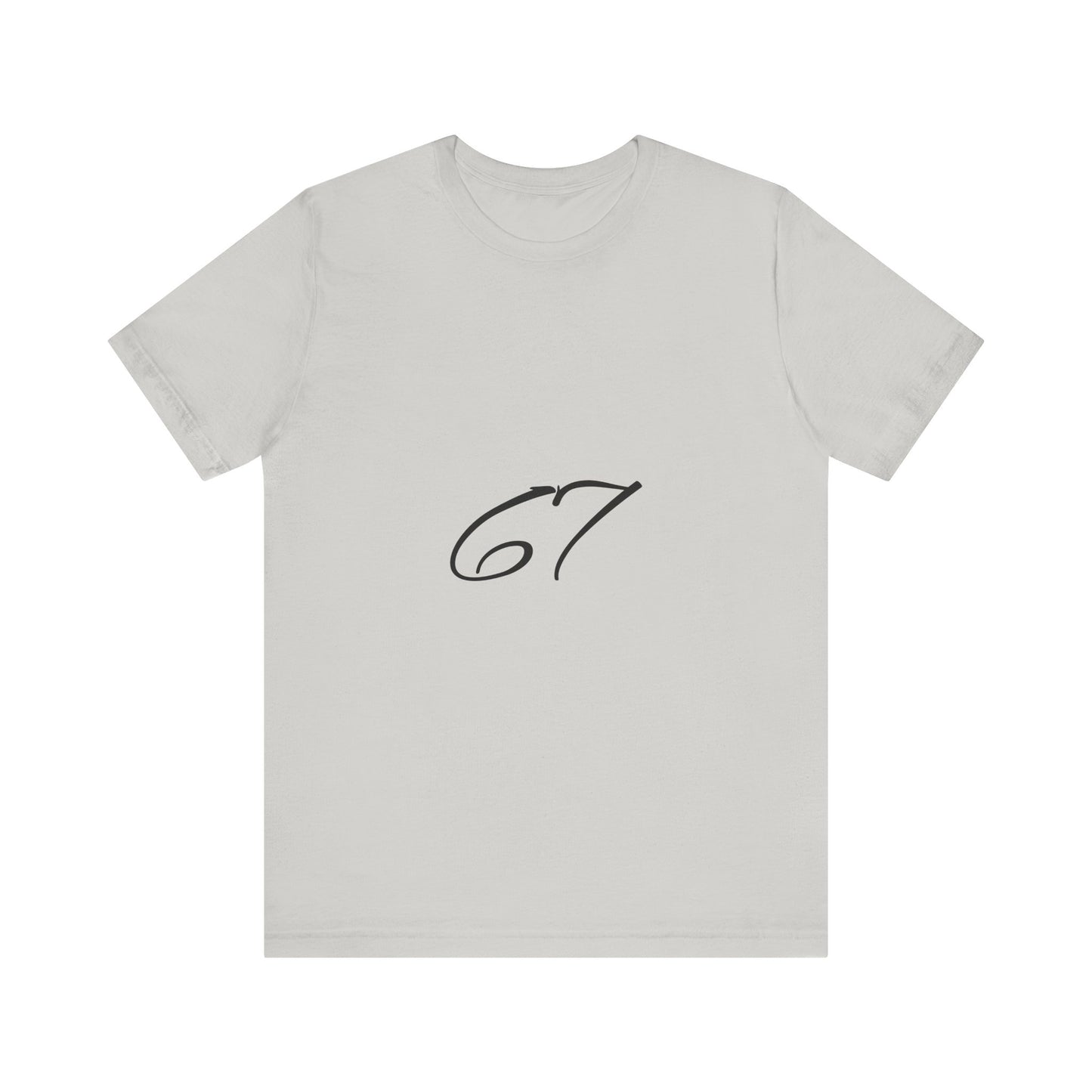Casual Graphic Tee with Elegant ‘67’ Design, Unisex T-Shirt, Comfortable Everyday Wear, Perfect Gift for Birthdays or Anniversaries, [...]