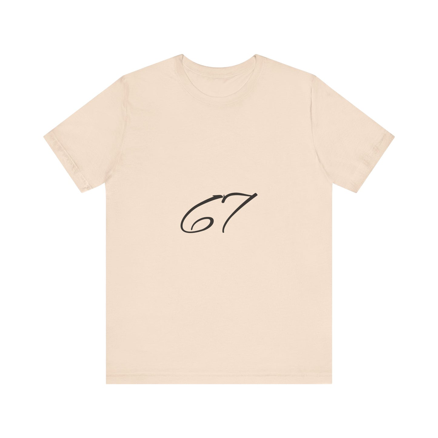 Casual Graphic Tee with Elegant ‘67’ Design, Unisex T-Shirt, Comfortable Everyday Wear, Perfect Gift for Birthdays or Anniversaries, [...]