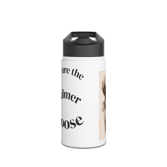 Moose-Themed Stainless Steel Water Bottle | Adventure Gear, Personalized Gifts, Camping Essentials, Hiking Hydration, Eco-Friendly [...]