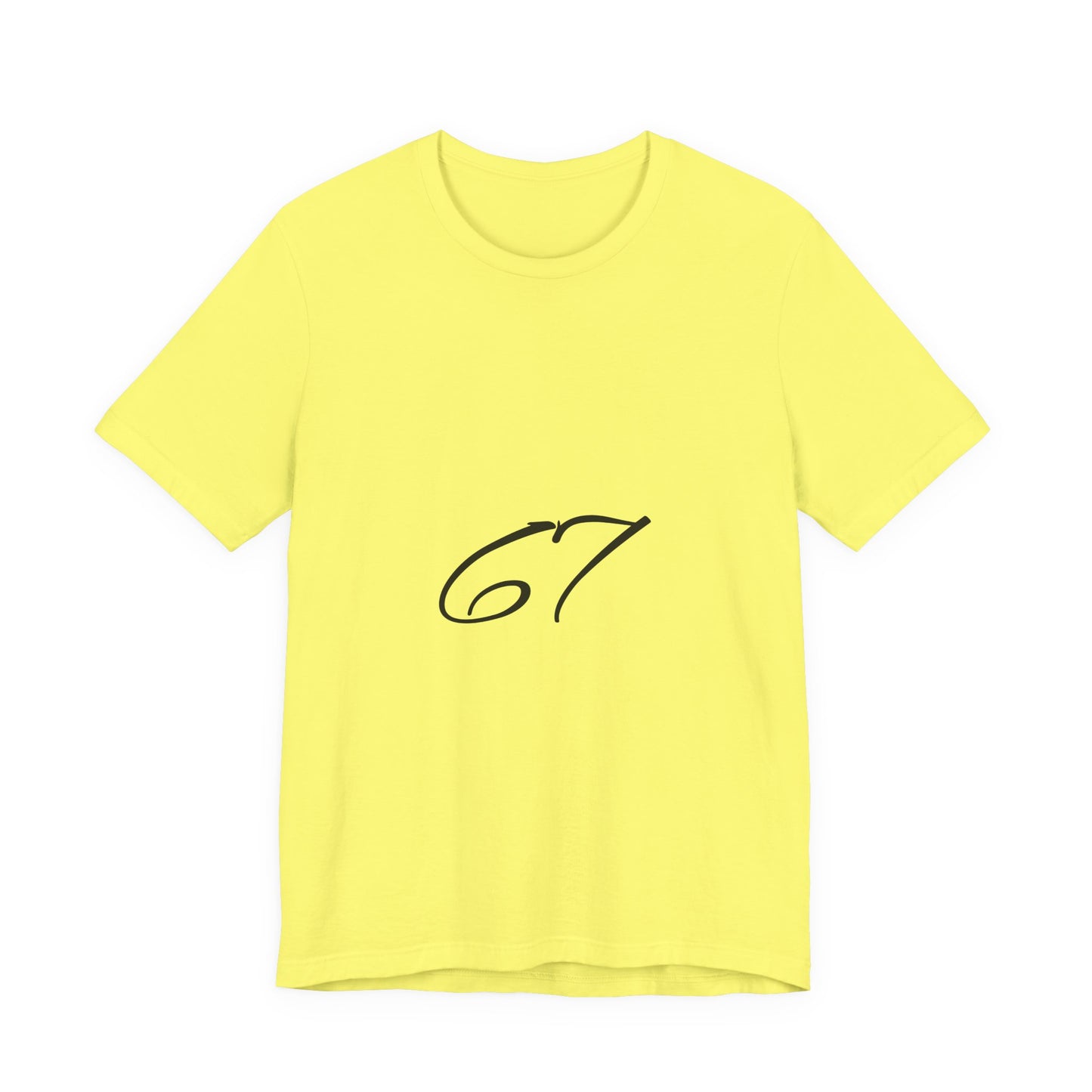 Casual Graphic Tee with Elegant ‘67’ Design, Unisex T-Shirt, Comfortable Everyday Wear, Perfect Gift for Birthdays or Anniversaries, [...]