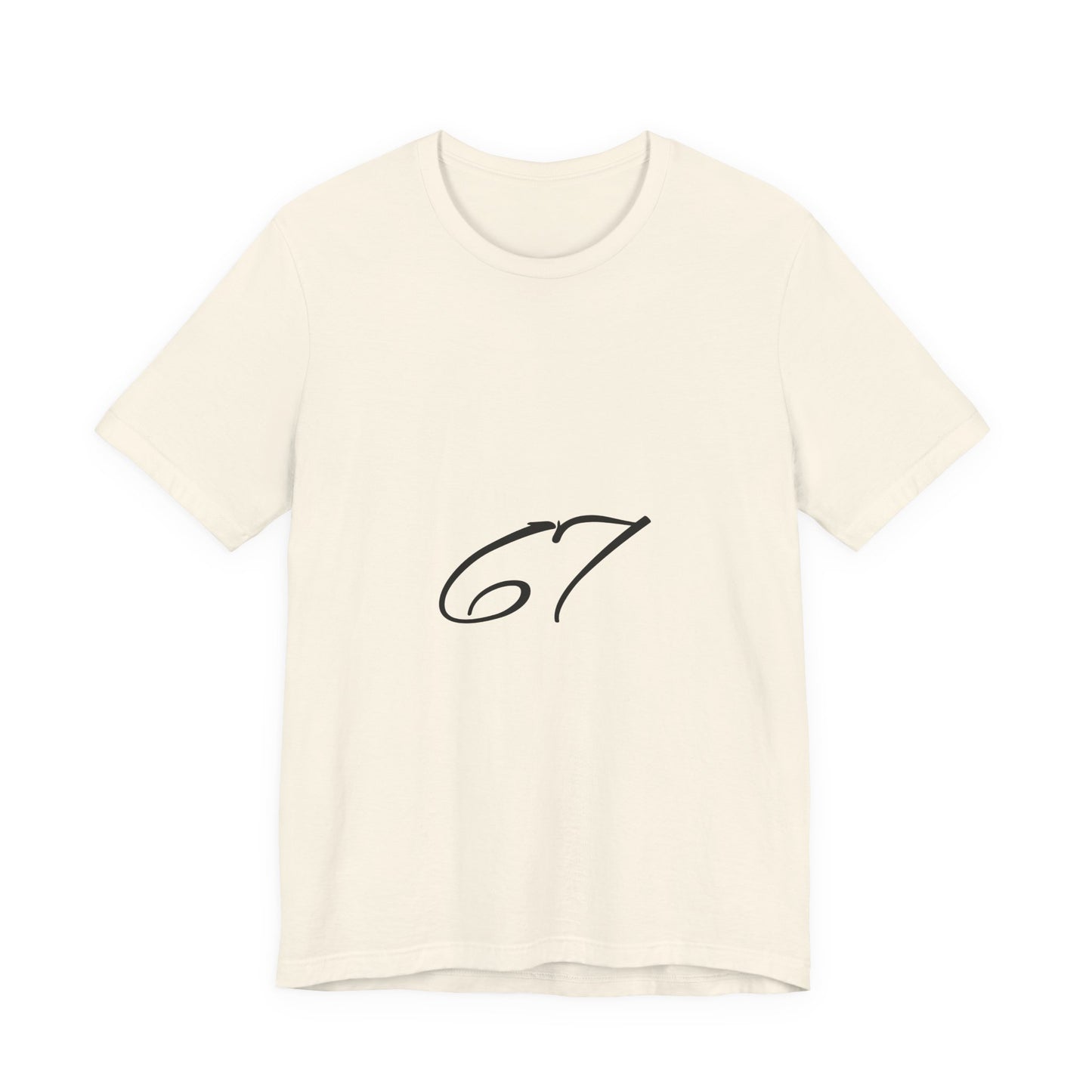 Casual Graphic Tee with Elegant ‘67’ Design, Unisex T-Shirt, Comfortable Everyday Wear, Perfect Gift for Birthdays or Anniversaries, [...]