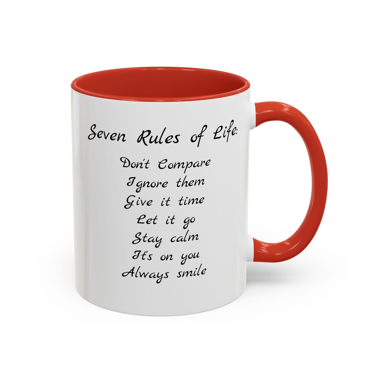 Seven Rules of Life Coffee Mug