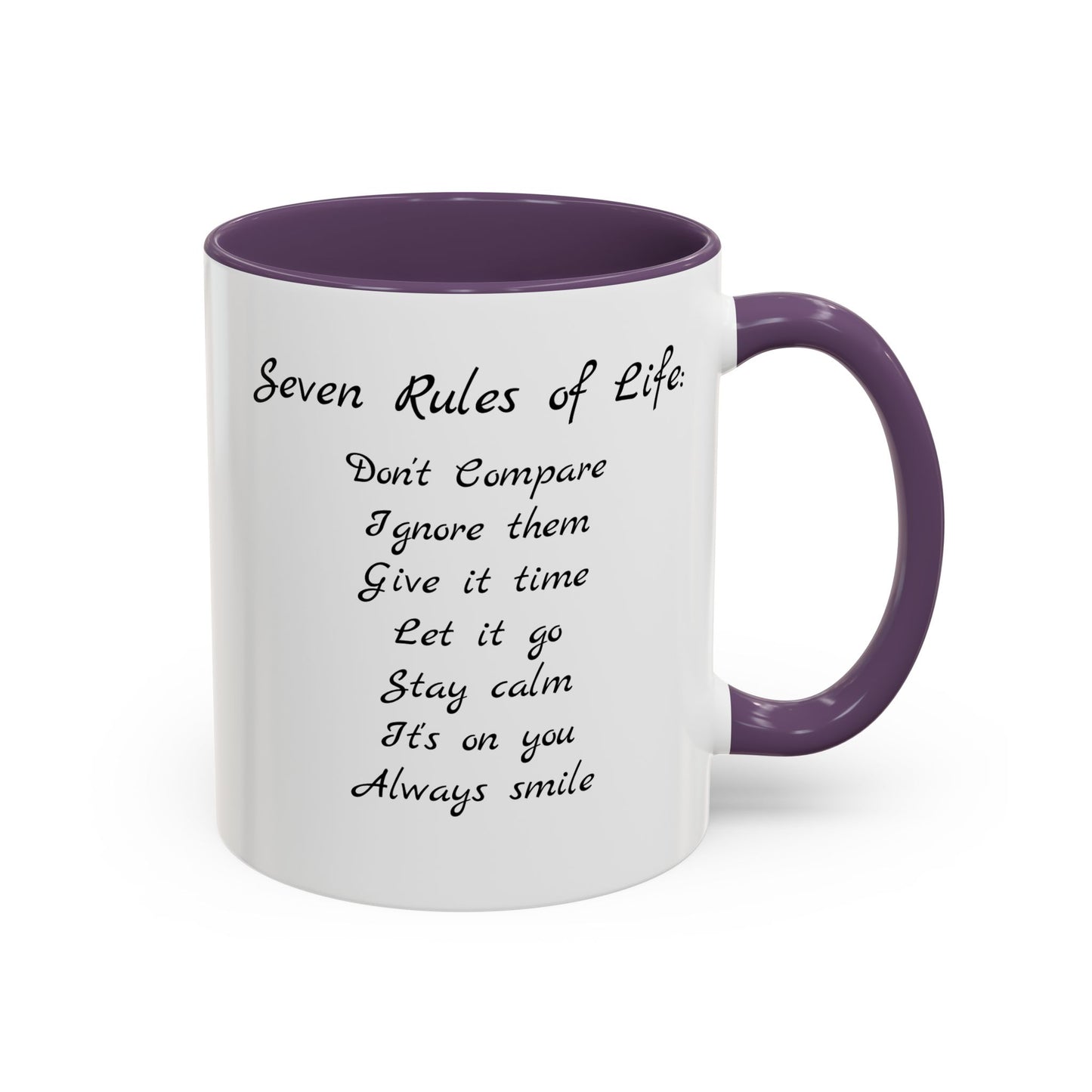 Seven Rules of Life Coffee Mug