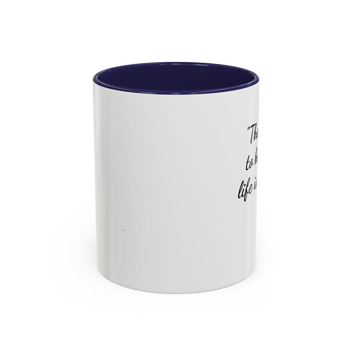 Romantic Coffee Mug — "The best thing to hold onto in life is each other" Audrey Hepburn Quote