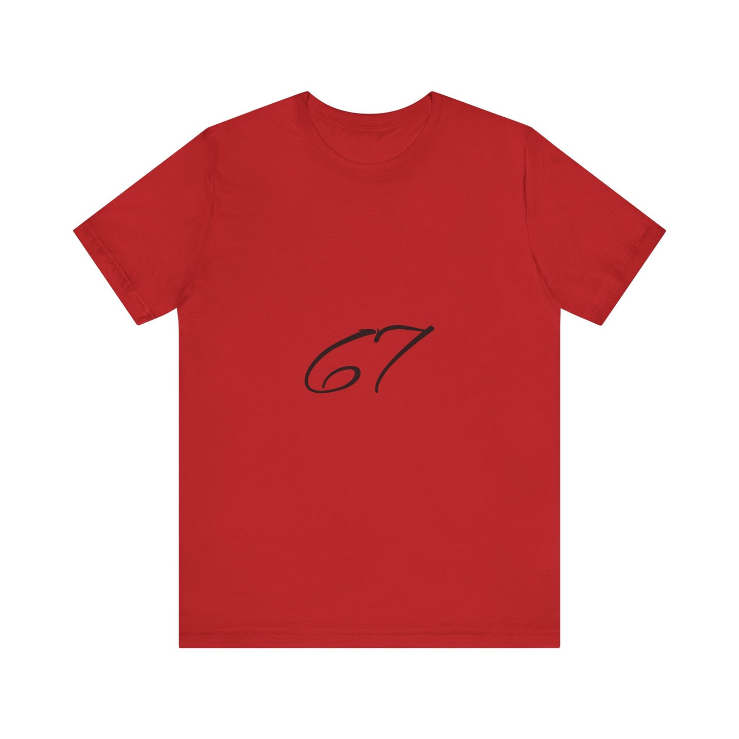 Casual Graphic Tee with Elegant ‘67’ Design, Unisex T-Shirt, Comfortable Everyday Wear, Perfect Gift for Birthdays or Anniversaries, [...]