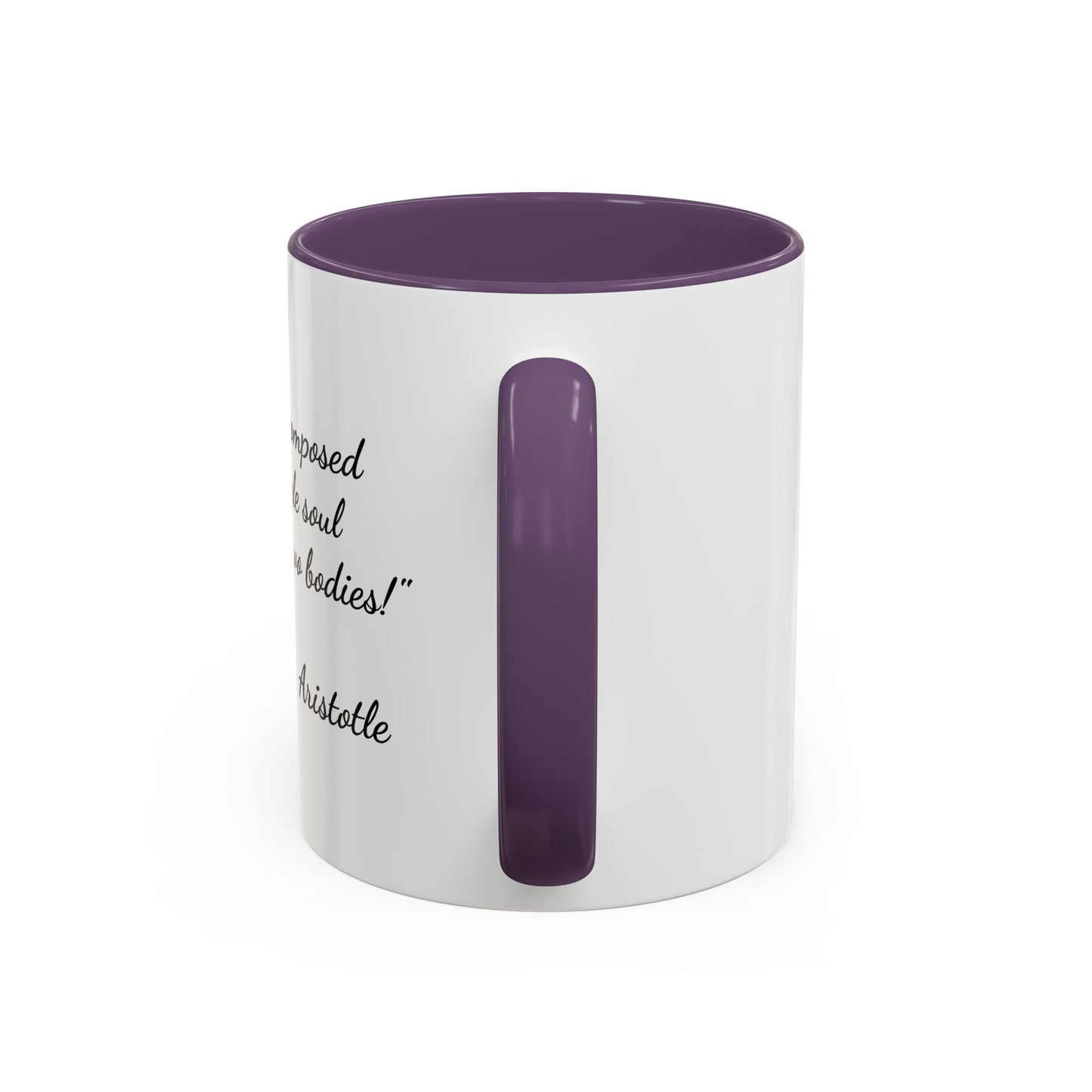 Romantic Coffee Mug — with Aristotle Quote