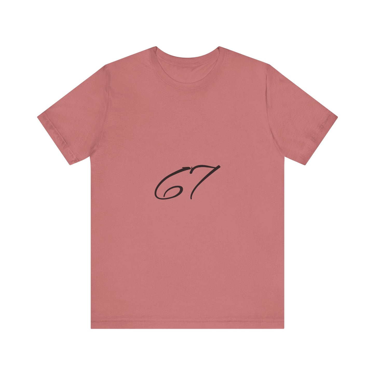 Casual Graphic Tee with Elegant ‘67’ Design, Unisex T-Shirt, Comfortable Everyday Wear, Perfect Gift for Birthdays or Anniversaries, [...]
