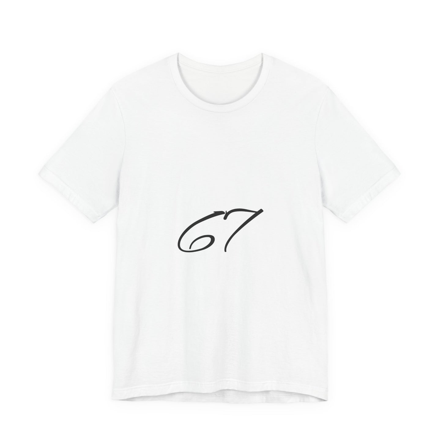Casual Graphic Tee with Elegant ‘67’ Design, Unisex T-Shirt, Comfortable Everyday Wear, Perfect Gift for Birthdays or Anniversaries, [...]