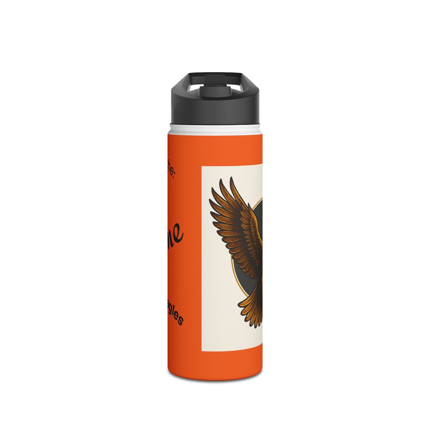 Eagle Design Stainless Steel Water Bottle with Standard Lid, Eco-Friendly Travel Mug, Great for Hiking, Fitness, Gifts for Nature [...]