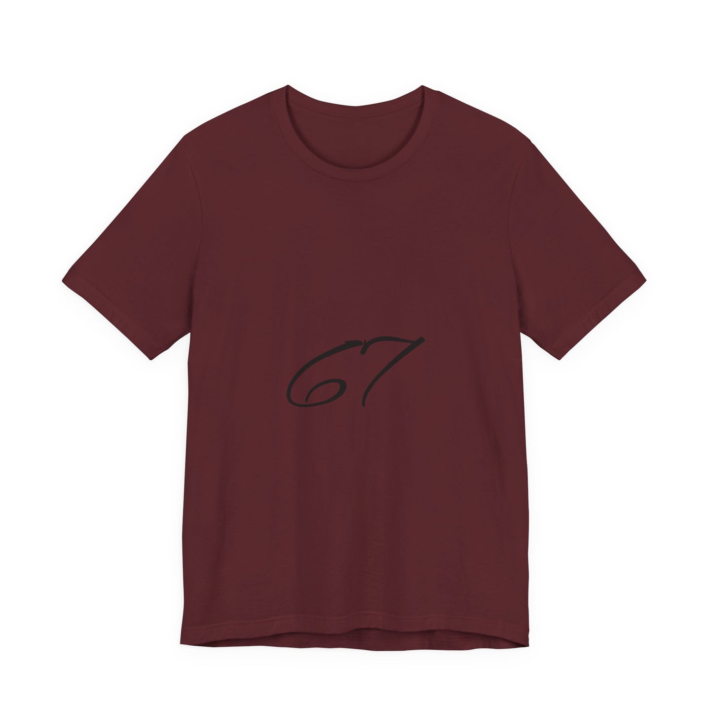 Casual Graphic Tee with Elegant ‘67’ Design, Unisex T-Shirt, Comfortable Everyday Wear, Perfect Gift for Birthdays or Anniversaries, [...]