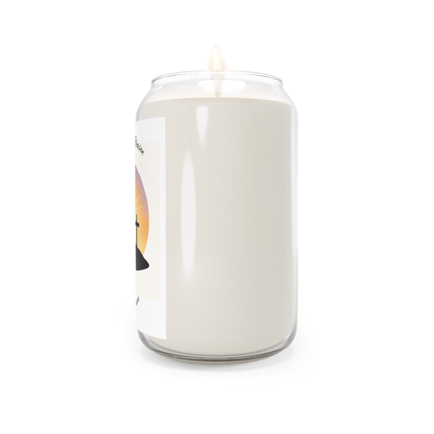 Scented Soy Candle for Reflection, Remember the Reason, Faith-inspired Home Decor, Eco-friendly Gift, Spiritual Scented Candle