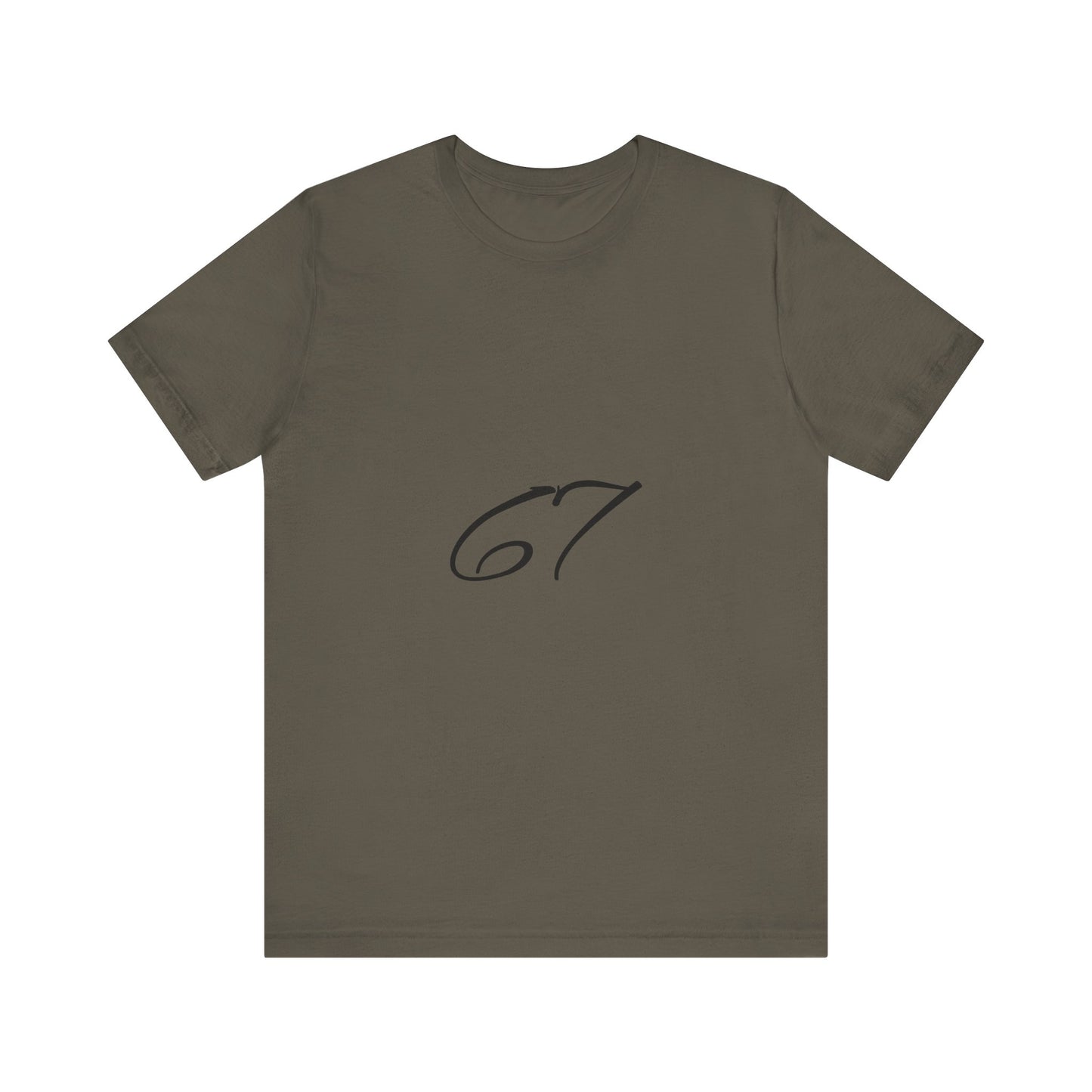 Casual Graphic Tee with Elegant ‘67’ Design, Unisex T-Shirt, Comfortable Everyday Wear, Perfect Gift for Birthdays or Anniversaries, [...]