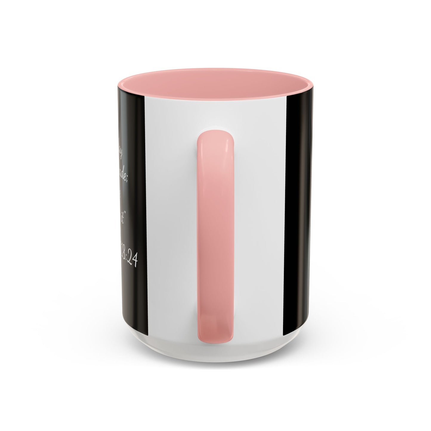 Psalm 118:24 Accent Coffee Mug — Inspirational Christian Scripture Mug (11/15oz)