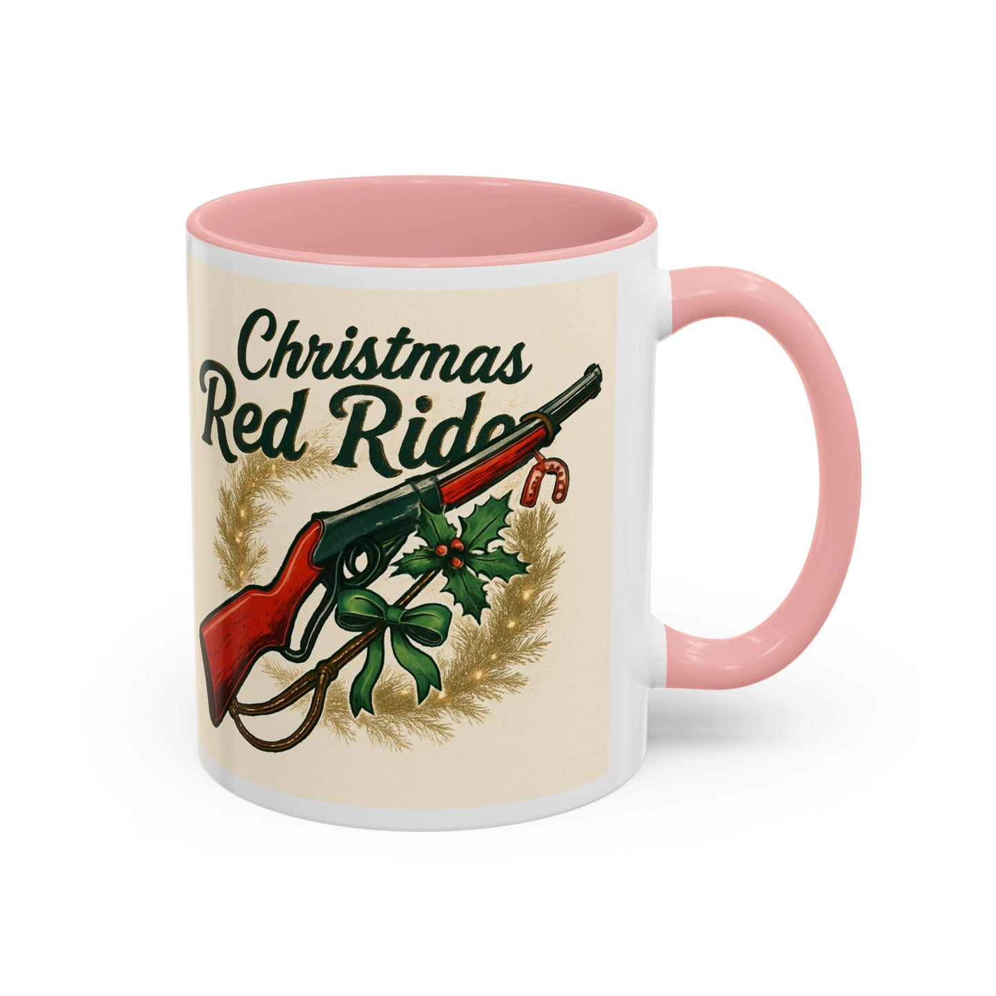 Christmas Red Rider Coffee Mug - Hilarious Gift for Gun Enthusiasts, Coffee Lovers, Holiday Mugs, Funny Gag Gifts, Festive Drinkware
