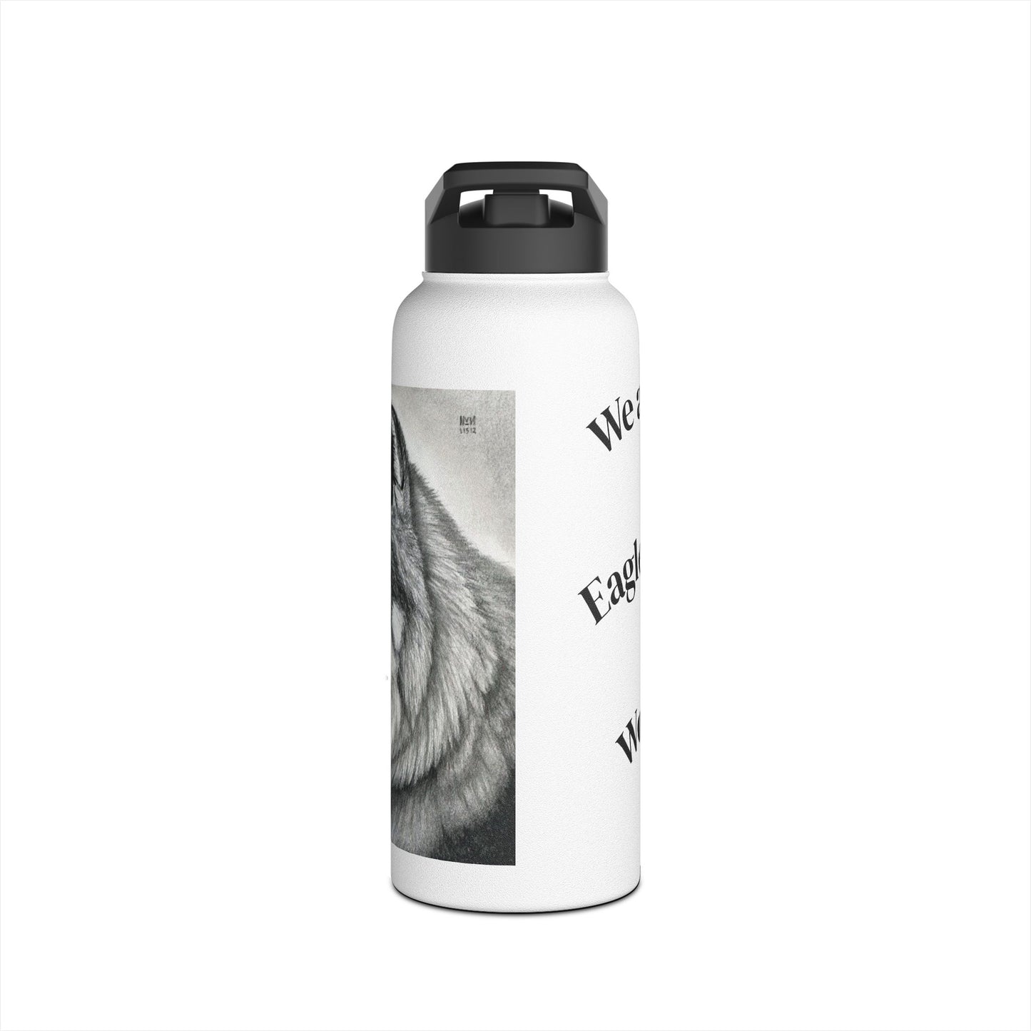 Wolf & Eagle Stainless Steel Water Bottle | Nature Lover Gift, Outdoors Hydration, Adventure Accessory, Eco-Friendly Water Bottle, [...]