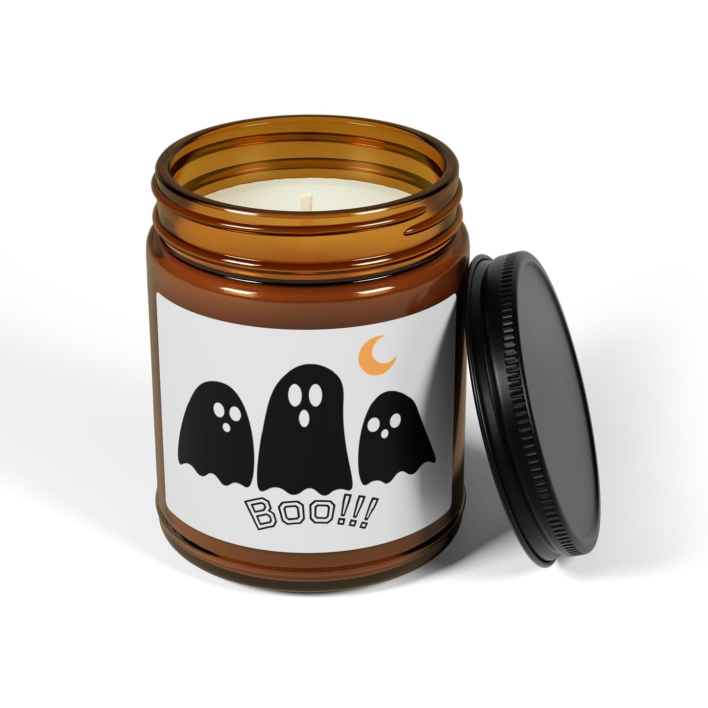 Halloween Ghost Candle - Spooky Scented Soy, Fall Decor, Perfect Gift for Halloween, Home Fragrance, Party Decor