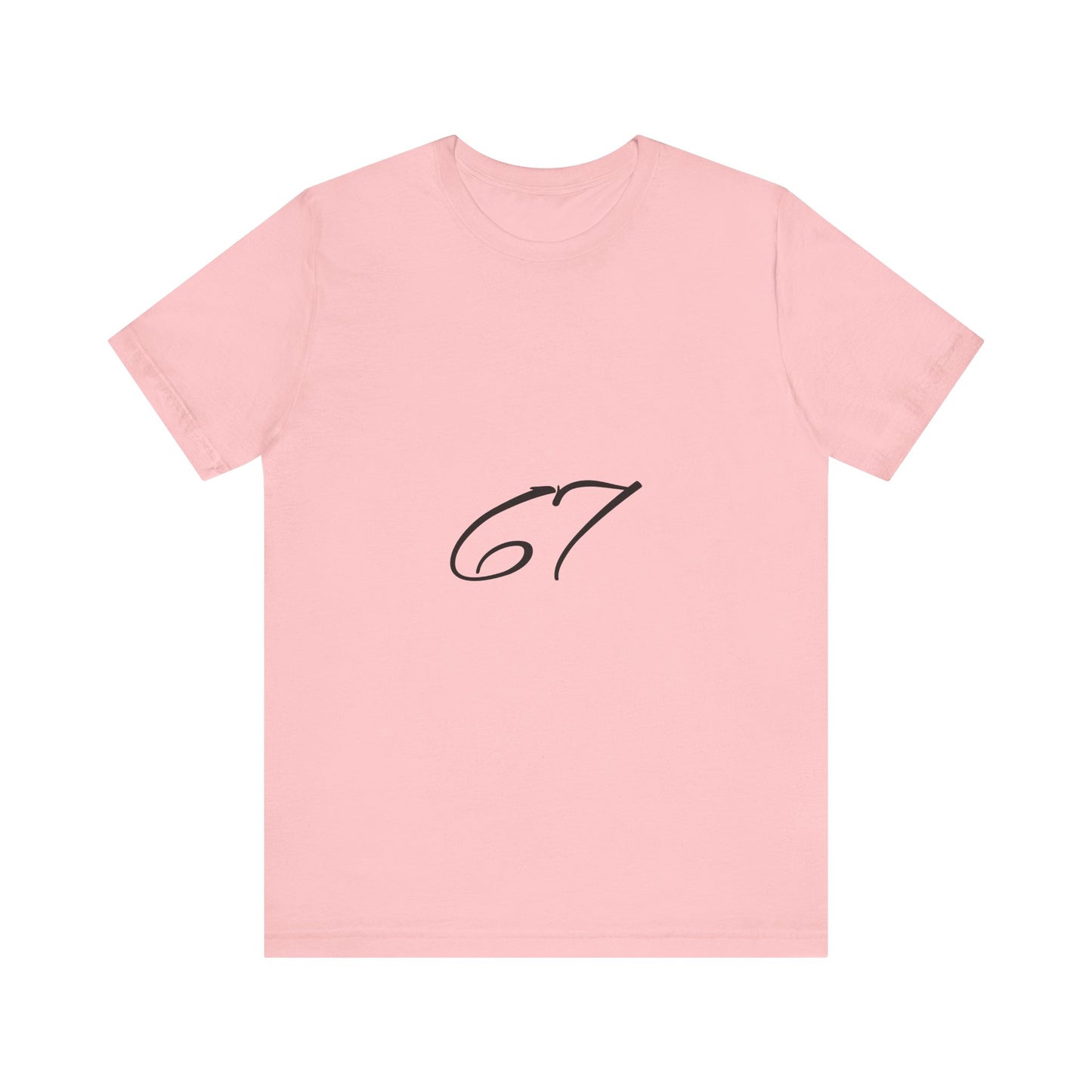 Casual Graphic Tee with Elegant ‘67’ Design, Unisex T-Shirt, Comfortable Everyday Wear, Perfect Gift for Birthdays or Anniversaries, [...]