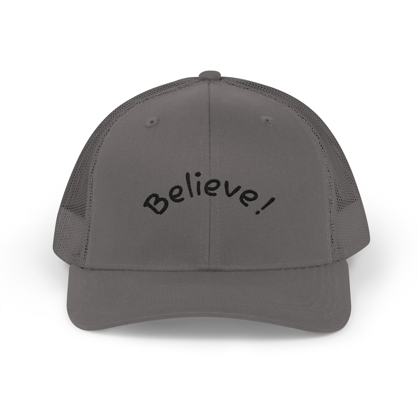 Inspirational Snapback Trucker Cap - Believe! Hat for Motivation, Gift for Friends, Perfect for Casual Outings, Summer Wear, Outdoor [...]